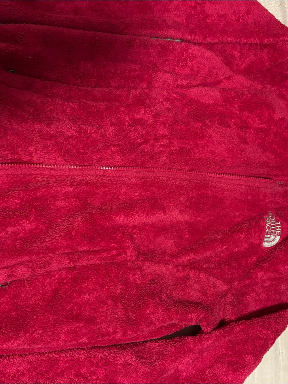 The North Face kids Deep Pink Teddy Fleece Jacket